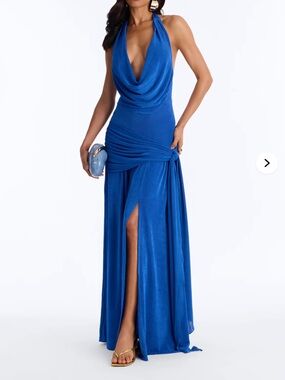 Untouchable Energy Slinky Maxi Dress - Royal